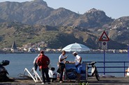 Mænd i Naxos' havn