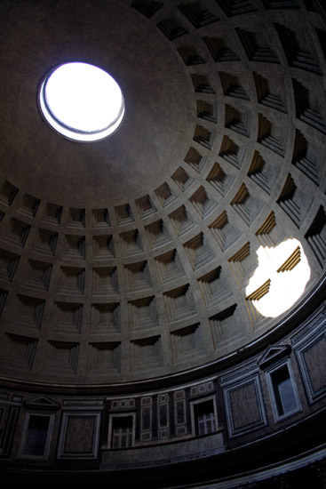 Pantheon's dome and oculus.