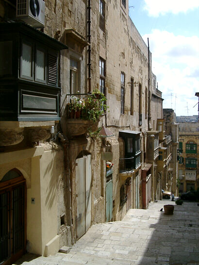 Trappegade i Valletta