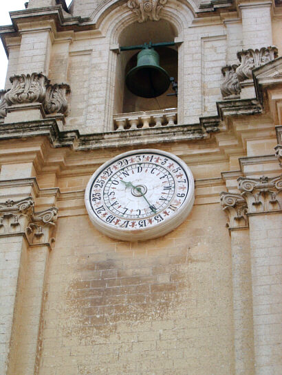 Kalenderur på Mdinas katedral