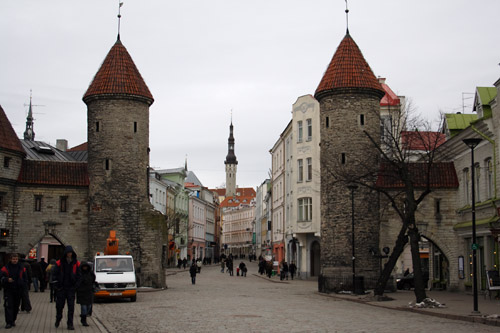 City gate in Tallinn