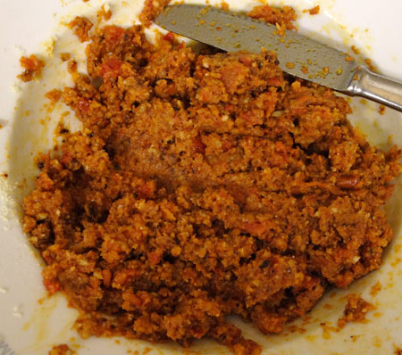 Pesto con pomodori - tomatpesto