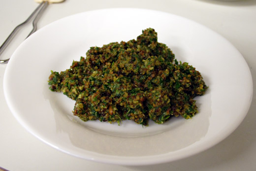 Pesto con rucola - pesto med rucola
