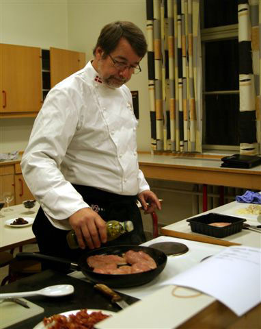 Kylling p&aring; panden