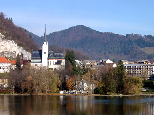 Bled church