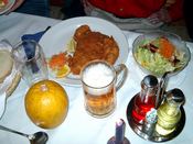 Turkey schnitzel with filling