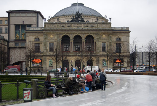 Sk&oslash;jtebane p&aring; Kongens Nytorv