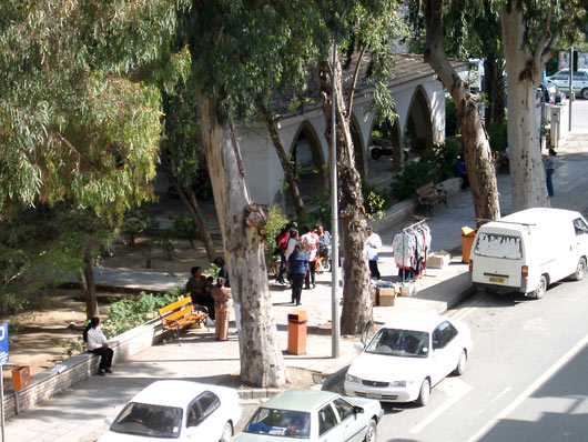 Udsigt fra Hotel Kition i Larnaca.