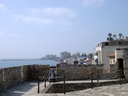 Udsigt fra fortet i Larnaca