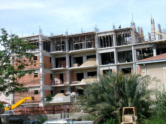 Construction work in Larnaca
