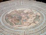 Floor mosaic in Theses' house in Paphos.