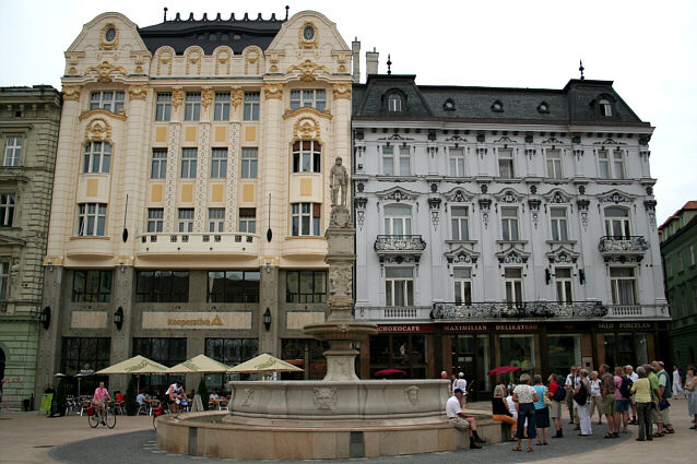 Flotte facader i Bratislava