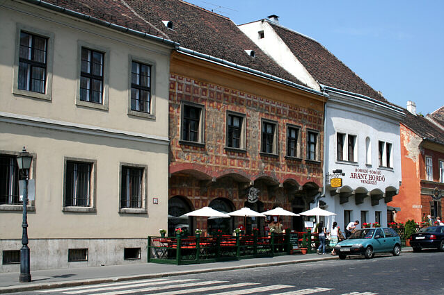 Gamle huse i Budapest (Buda)