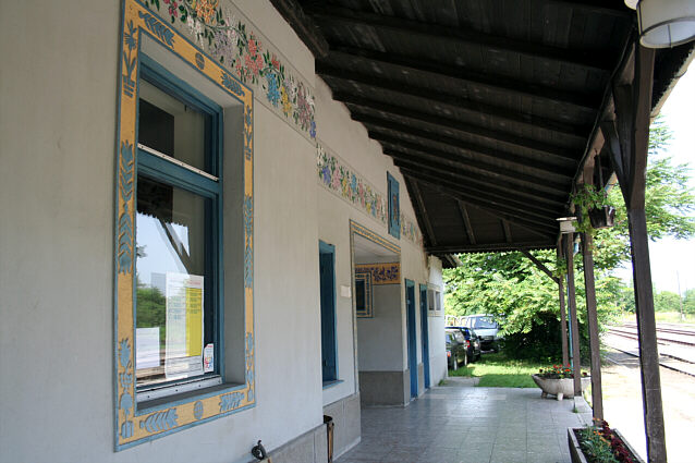 Jernbanestationen i Kalocsa