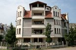 House in Vidin's old town. There is firewood on the balcony.