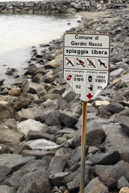 Fri strand i Giardini