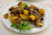 Grillet lam med ovnkartofler