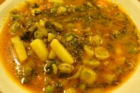 Minestrone p� Taverna Naxos