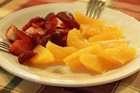 Frugtdessert Sicilien