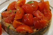 Bruschetta with tomato