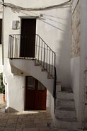 Vinkeltrappe i Polignano a Mare