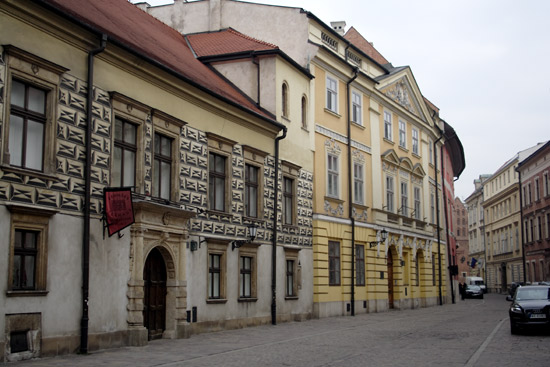 Renaissance houses in Krakow.
