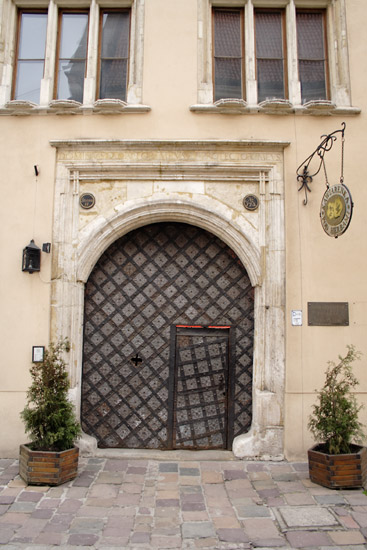 Door in Krakow's old town.