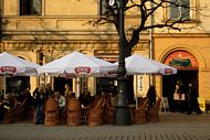 Caf� in the market square.