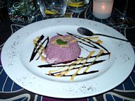 Mousse of forest berries.