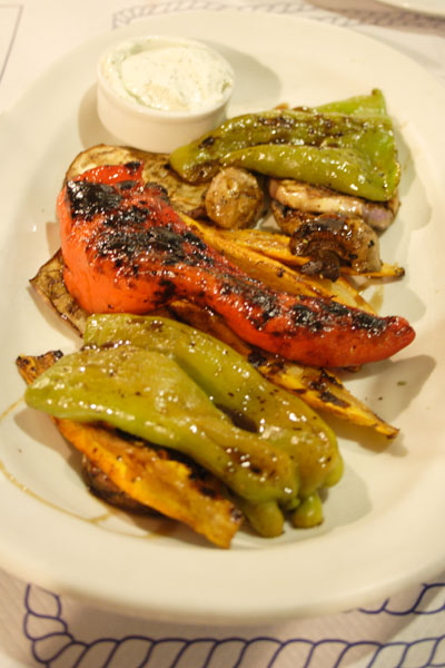 Grillede gr&oslash;ntsager