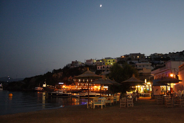 Udsigt mod Castro i Pandeli Bay