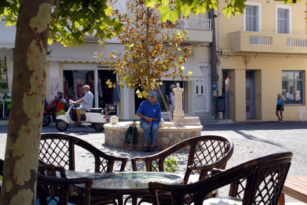 Torvet i Platanos, Leros
