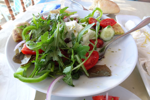 Gr�sk salat p� Zorbas