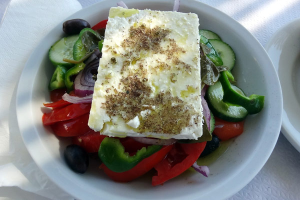 Gr&aelig;sk salat med feta