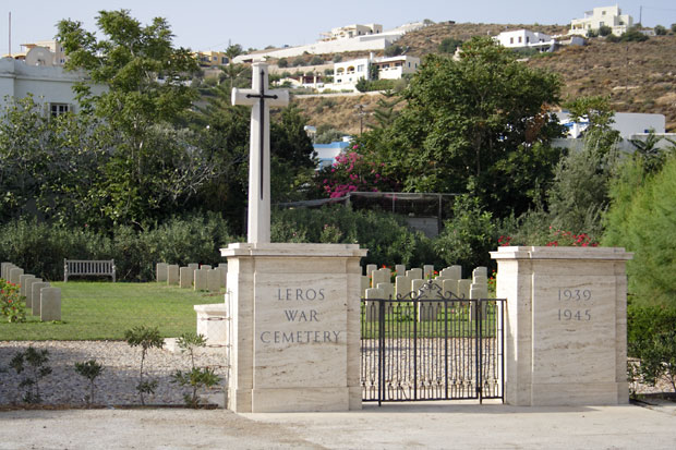 Den engelske kirkeg&aring;rd p&aring; Leros