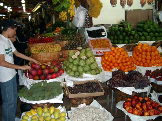 Gr&oslash;ntsagsmarkedet i Funchal