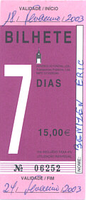 7-dages billet til bybusserne