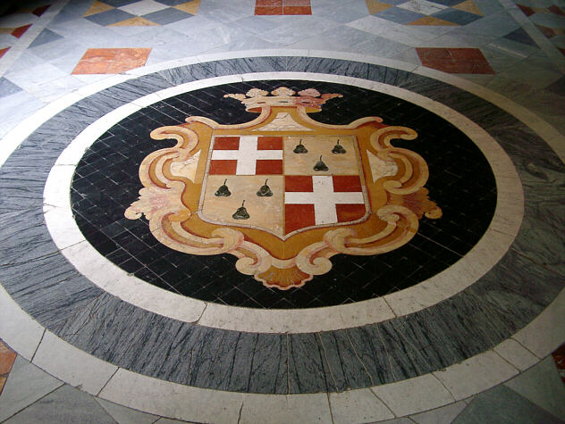 Coat of arms in the grandmaster's palace