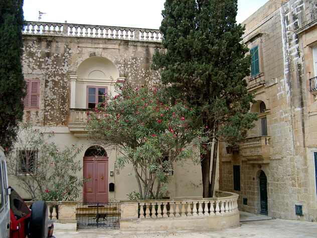 Hus p&aring; Bastion Square i Mdina