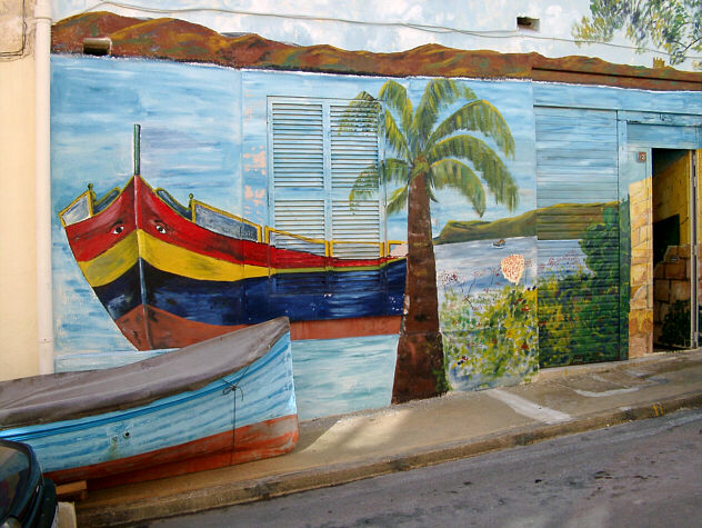 Hus i Marsaxlokk p&aring; Malta