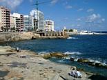 Balluta Bay seen from Tower Road on Sliemas North side