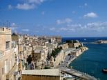 Valletta og noget af havnen