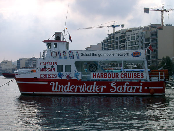 Cruise ship in Sliema's harbour