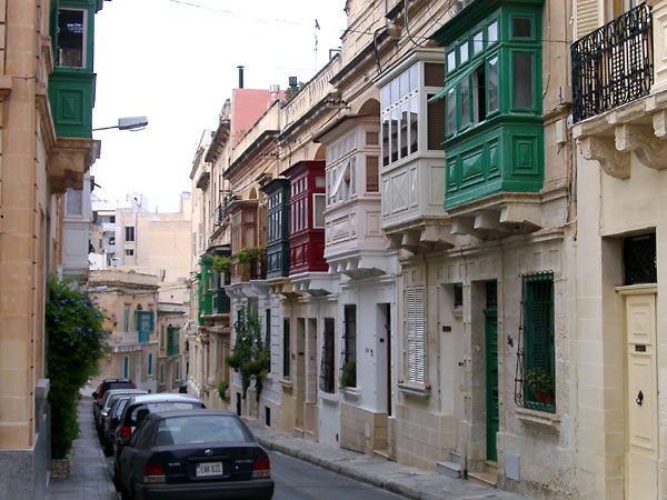 Quiet street in Sliema