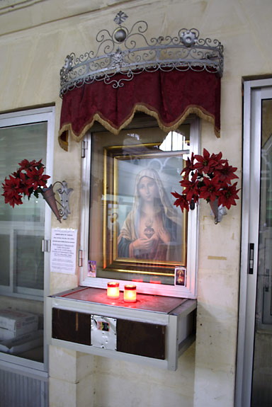 Madonna in Valletta's Market Hall
