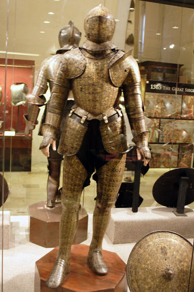 Armour in The Grand Master's Palace