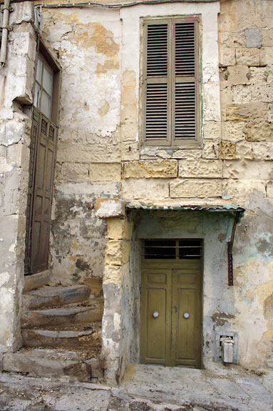 Dilapidated house in Valletta