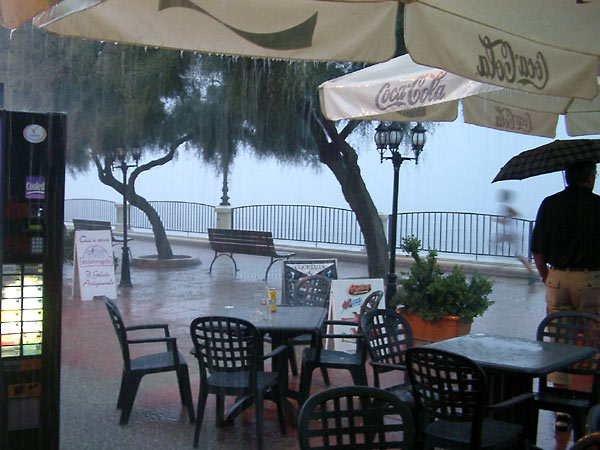 Downpour in Sliema