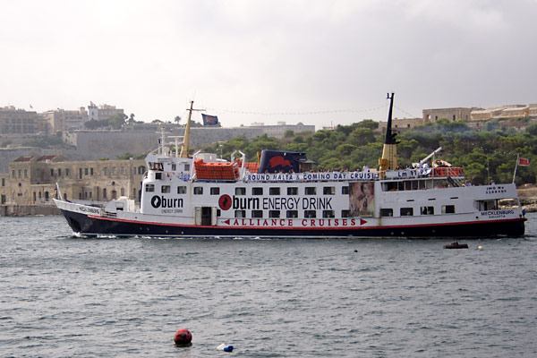Cruise ship in Malta