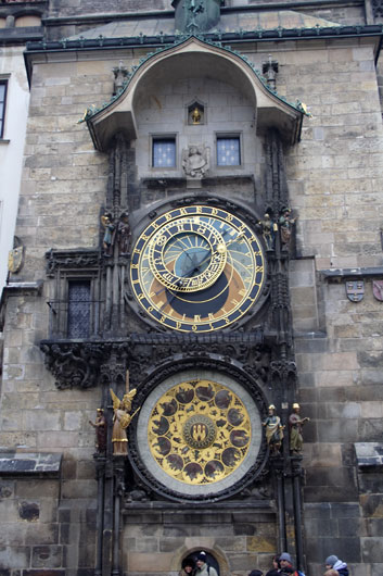 The astronomical clock in Prague